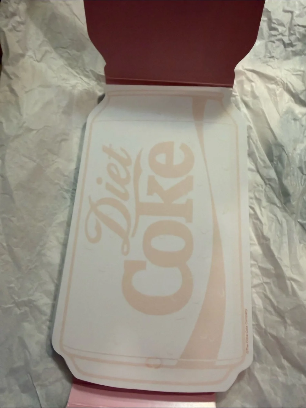 Coca Cola Diet Coke Pink and White Art Print and Pen - Picture 3 of 3